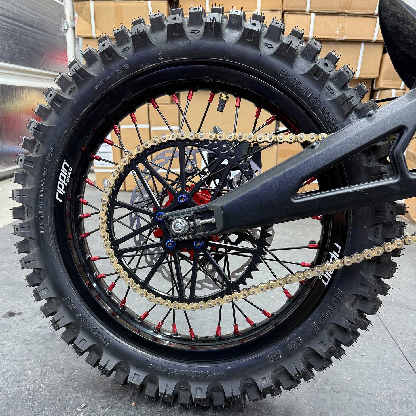 Blackline Off-Road Rear Wheel for Arctic Leopard XE PRO S