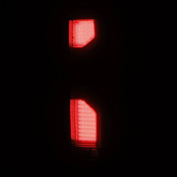AlphaRex 19-25 Chevrolet Silverado 1500 / 20-25 Silverado 2500HD/3500HD LUXX-Series LED Tail Lights Black Red
