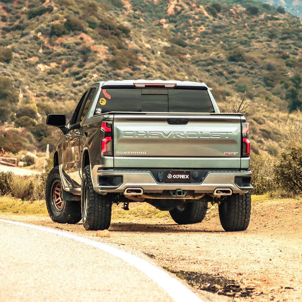 AlphaRex 19-25 Chevrolet Silverado 1500 / 20-25 Silverado 2500HD/3500HD LUXX-Series LED Tail Lights Black