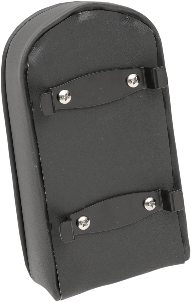 DRAG SPECIALTIES SEATS, Drag Specialties Seats Tall Sissy Bar Pad with Pillow and Piping - Black (Part No. 0822-0300)
