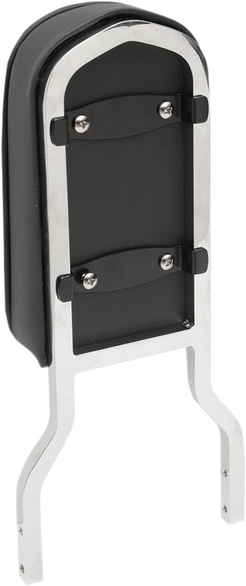 DRAG SPECIALTIES SEATS, Drag Specialties Seats Tall Sissy Bar Pad with Pillow and Piping - Black (Part No. 0822-0300)
