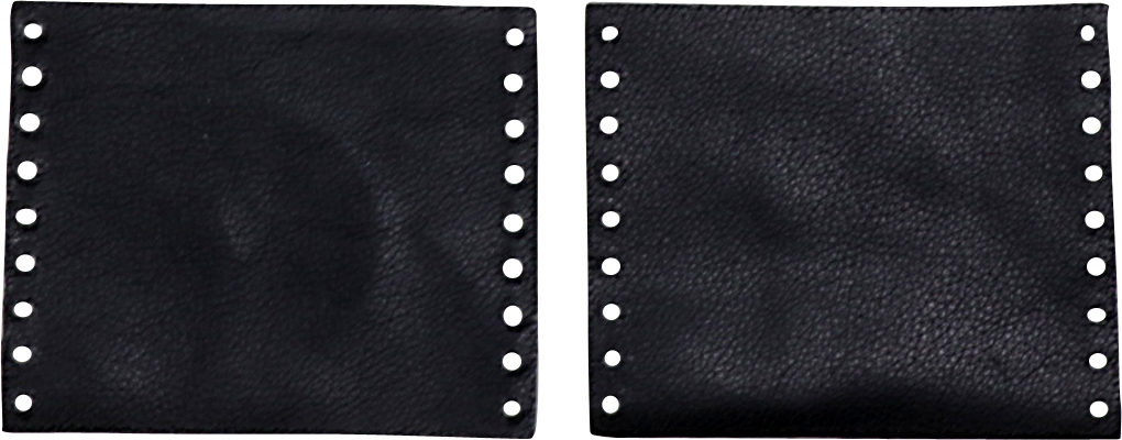 DRAG SPECIALTIES SEATS, DRAG SPECIALTIES SEATS Black Leather Grip Covers for Harley Davidson - Part DS243058