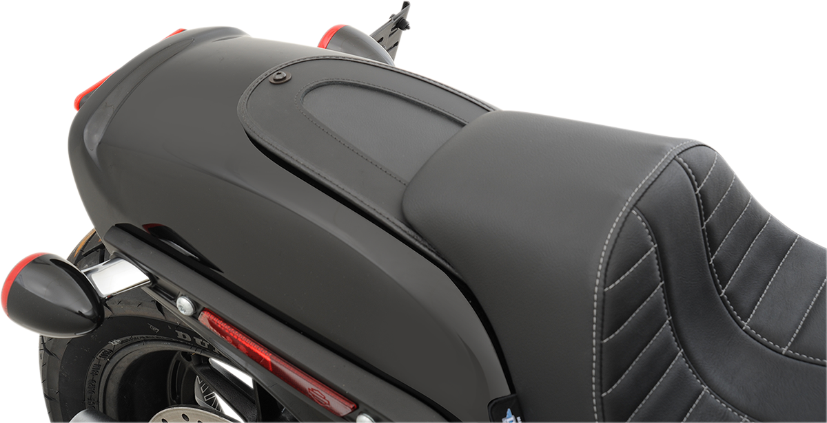 DRAG SPECIALTIES SEATS, DRAG SPECIALTIES SEATS Fender Skin with Leather Centers and Felt Liner - Part 1405-0279