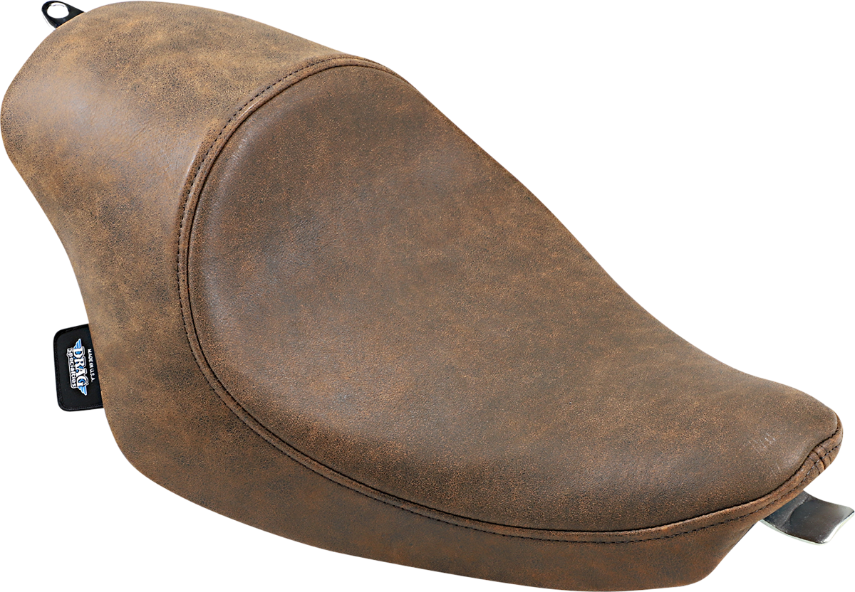 DRAG SPECIALTIES SEATS, Drag Specialties Seats 3/4 Solo Seat for XL Models (2004-2022) - Brown Distressed, Part #0804-0747