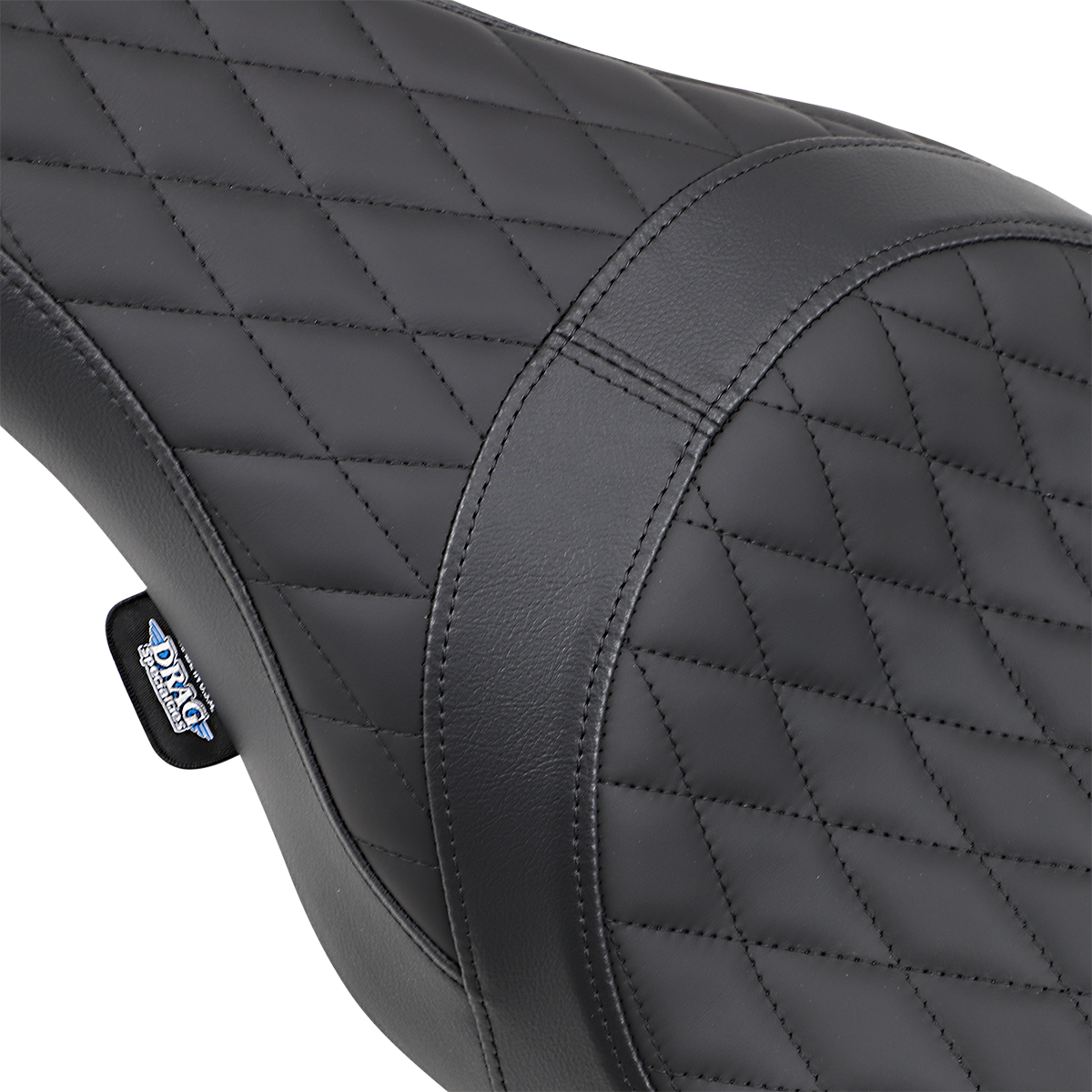 DRAG SPECIALTIES SEATS, DRAG SPECIALTIES SEATS Caballero Seat with Solar Reflective Leather and Diamond Stitch for Harley Davidson FL Models 2008-2023