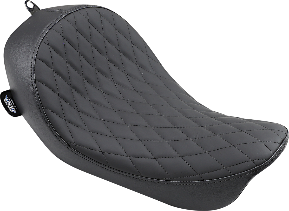 DRAG SPECIALTIES SEATS, DRAG SPECIALTIES SEATS Low Solo Seat with Diamond Stitch for FXD/FLD 2006-2017 – Model 0803-0547