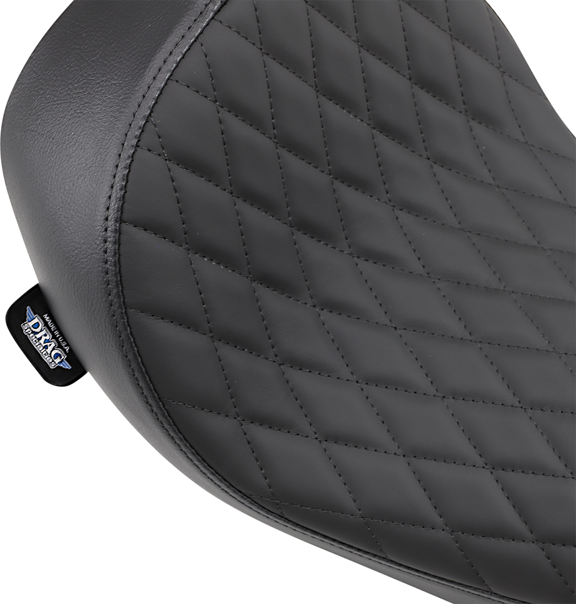 DRAG SPECIALTIES SEATS, DRAG SPECIALTIES SEATS Low Solo Seat with Diamond Stitch for FXD/FLD 2006-2017 – Model 0803-0547
