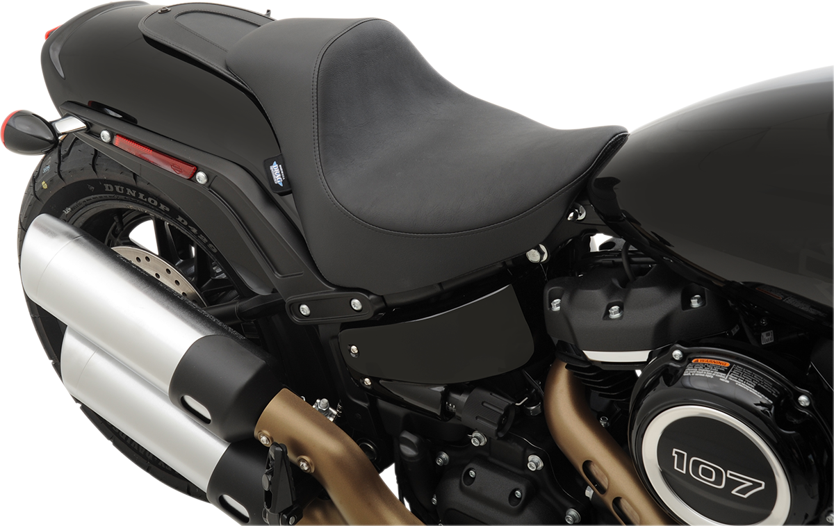 DRAG SPECIALTIES SEATS, Drag Specialties EZ-Solo Seat for FXFB/S '18-'22 - Smooth Vinyl Finish