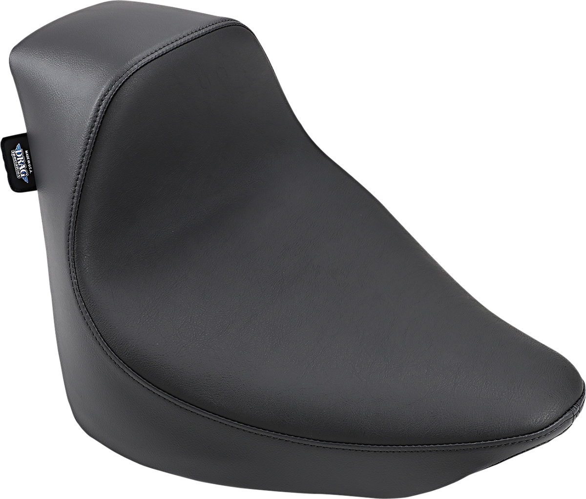 DRAG SPECIALTIES SEATS, DRAG SPECIALTIES SEATS EZ-Solo Seat - Smooth Vinyl for Harley FL/FX 2018-2022, Part #0802-1148