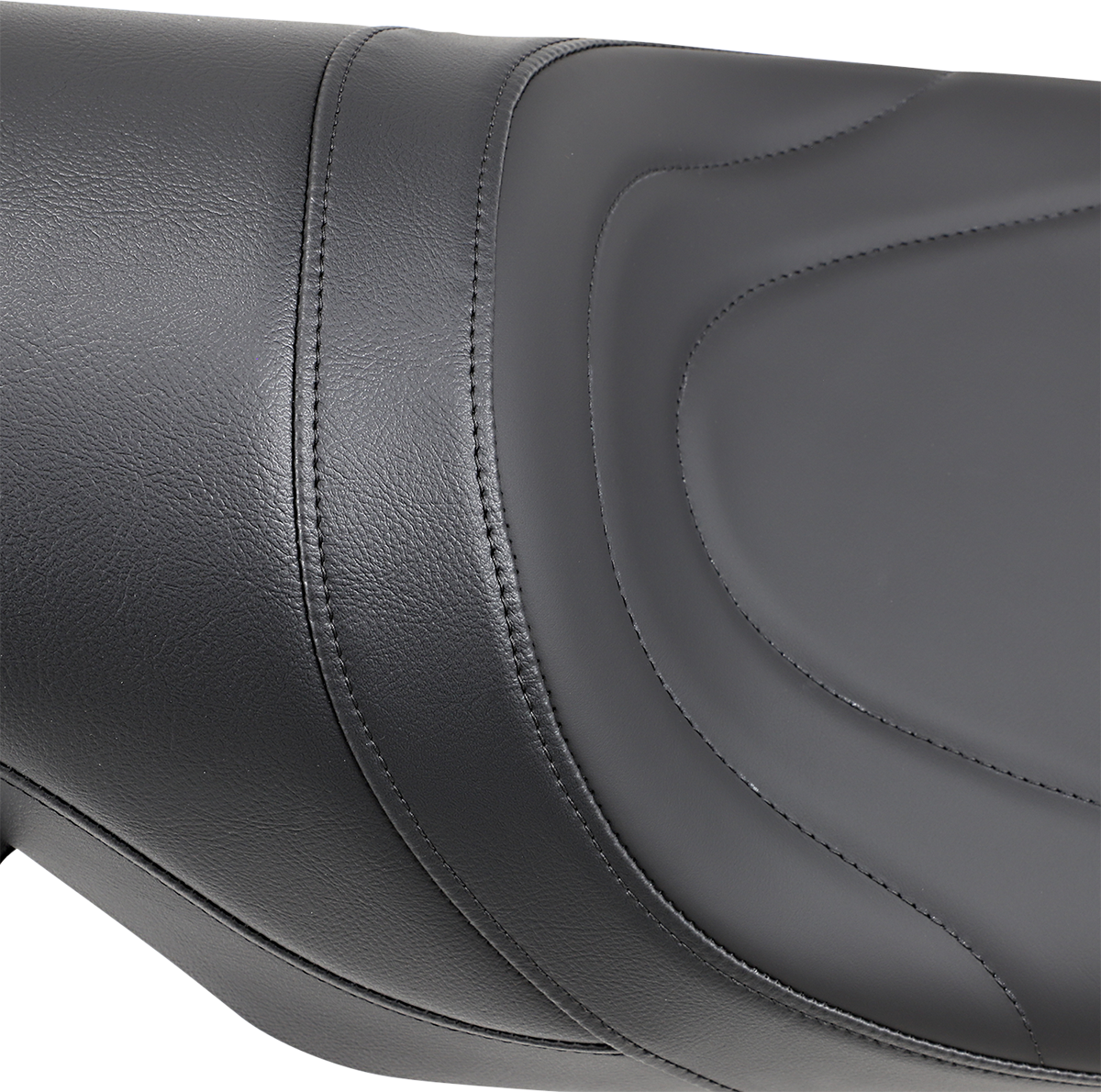 DRAG SPECIALTIES SEATS, Drag Specialties Seats Predator Seat with Mild Stitch for Harley FLHR/FLHX 1997-2007 – Part No. 0801-0214