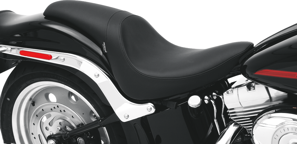 DRAG SPECIALTIES SEATS, Drag Specialties Seats Predator Seat - Black Smooth for Harley FL/FX 2006-2017 (Part #0802-0392)
