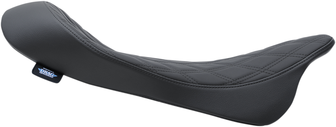 DRAG SPECIALTIES SEATS, Drag Specialties Seats Low Solo Seat - Double Diamond for Harley FL 2008-2023 (Part #0801-1152)