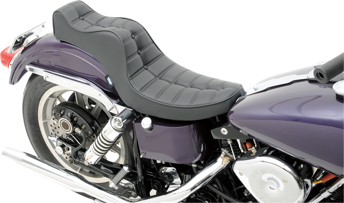DRAG SPECIALTIES SEATS, Drag Specialties Seats Mini King/Queen Seat for FX/FL '58-'84 - Part #0805-0093