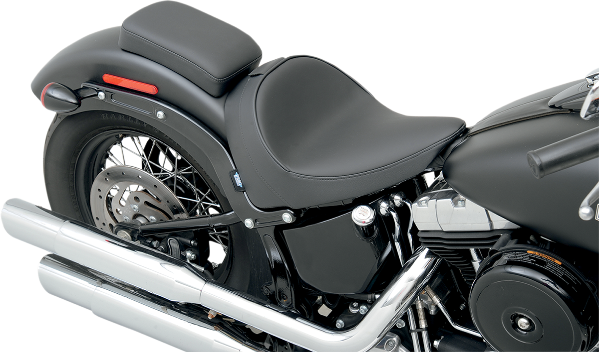 DRAG SPECIALTIES SEATS, Drag Specialties Seats Solo Seat - Smooth with Backrest for FXS/FLS 2011-2017 (Part #0802-0784)