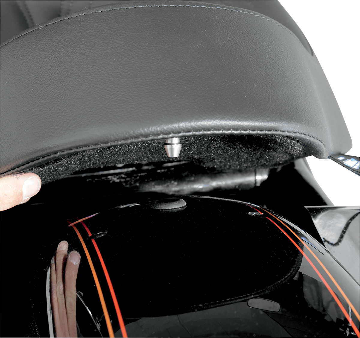DRAG SPECIALTIES SEATS, Drag Specialties Seats EZ Mount Solo Seat for FXR 0805-0067 - Cool, Durable Comfort
