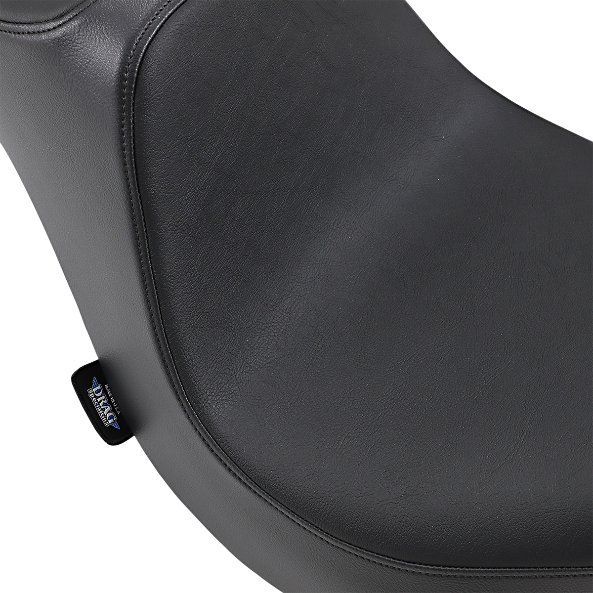 DRAG SPECIALTIES SEATS, Drag Specialties Seats Predator III Seat for Harley FXBR/S '18-'22 - Black, Smooth Finish - Part 0802-1187