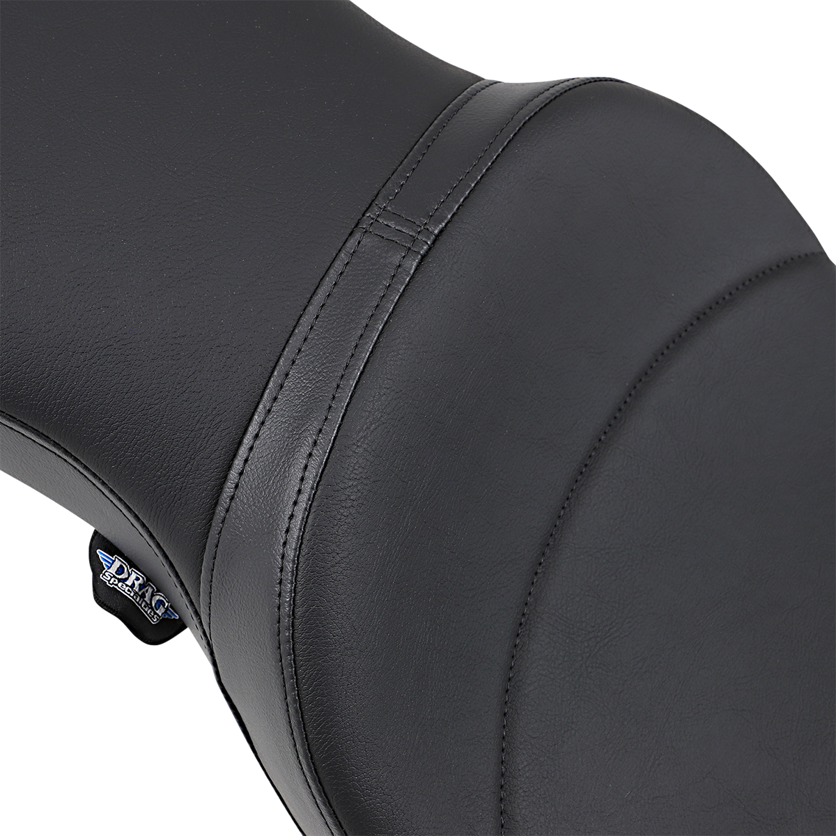 DRAG SPECIALTIES SEATS, Drag Specialties Seats Predator III Double Diamond Seat with Red Stitching for FXD/FLD 2006-2017 - Part Number 0803-0604