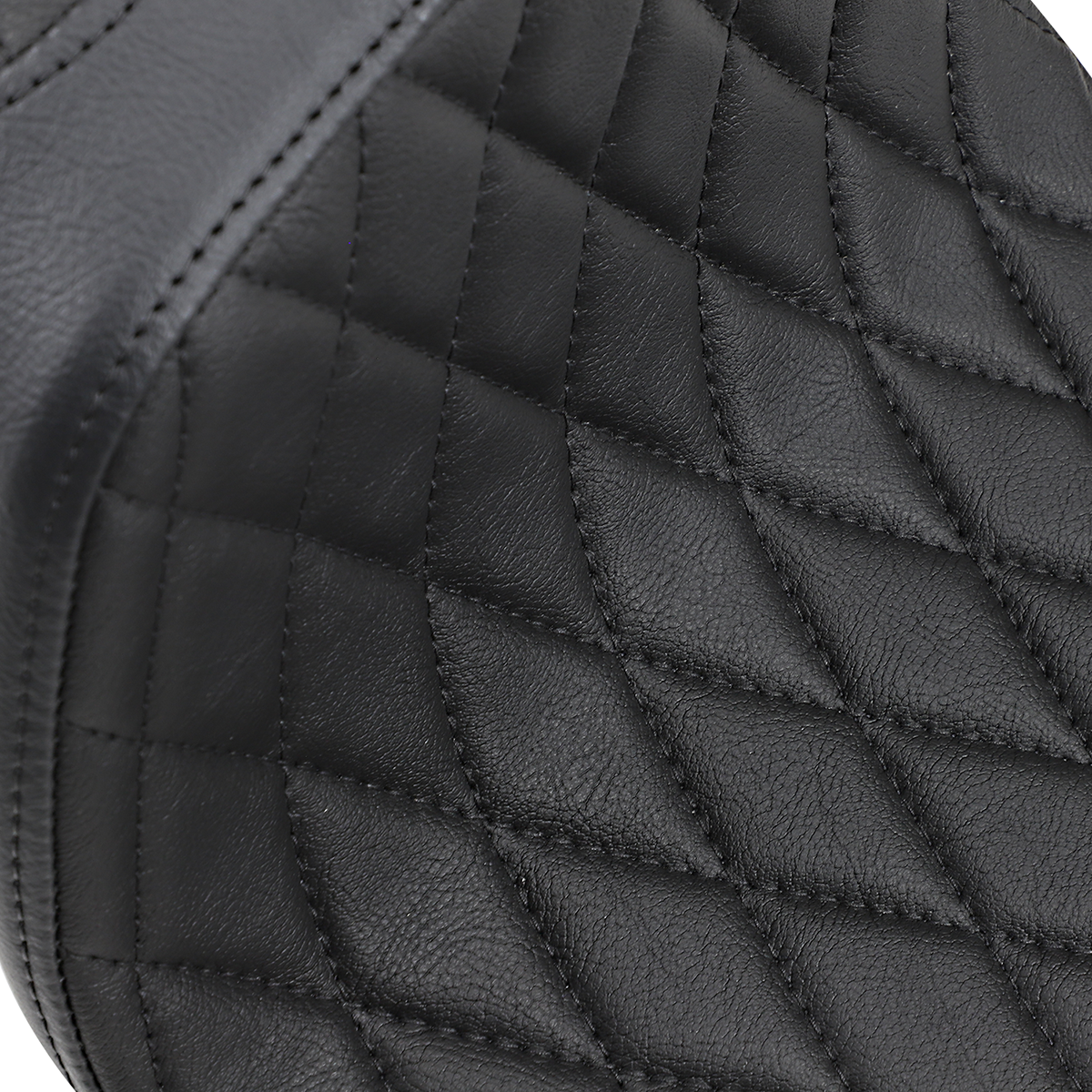 DRAG SPECIALTIES SEATS, Drag Specialties Seats Predator III Seat with Diamond Stitch and Black Thread for XL '57-'78 - Part Number 0804-0758