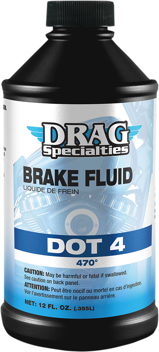 Drag Specialties DOT 4 Brake & Clutch Fluid – 12 fl oz | MPN 200184