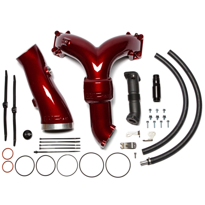 Wehrli 20-26 Power Stroke 6.7L High Flow Y-Bridge Kit - WCFab Grey