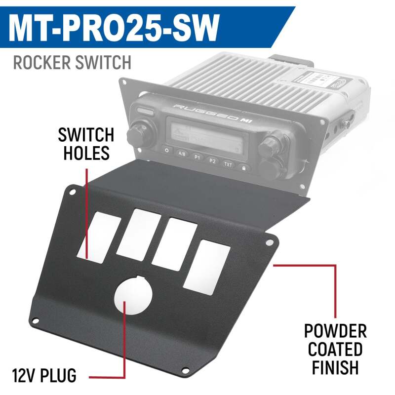 Rugged Radios 2025 Polaris RZR Pro XP/Pro R/Pro S Radio Mount Jack Mount