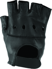 Kuryakyn Leather By River Road Diamond Shorty Gloves Black Womens -2XL