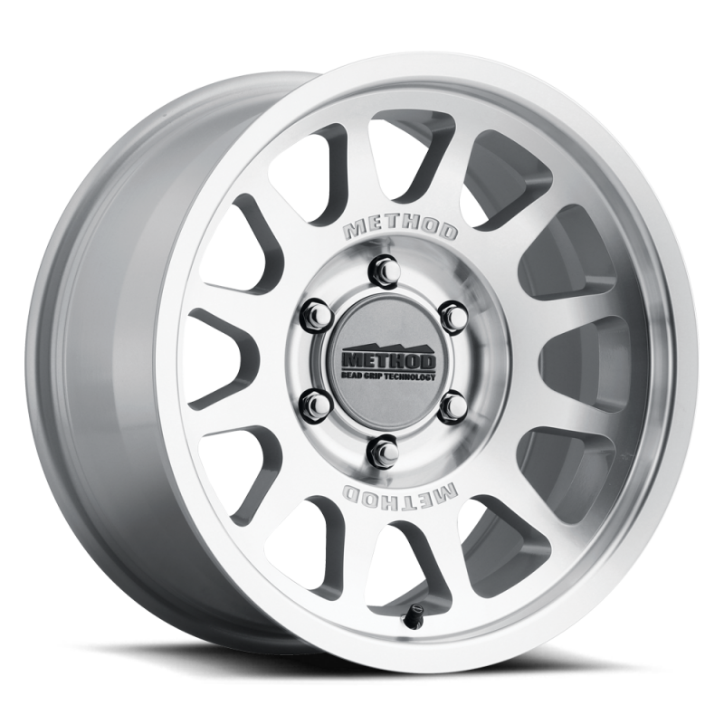 Method MR703 Bead Grip 20x9 0mm Offset 6x5.5 106.25mm CB - Machined Clear Coat