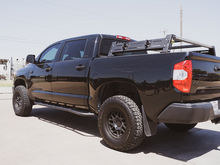 Load image into Gallery viewer, Cali Raised 14-24 Toyota Tundra Overland Bed Rack - Long Bed Mid Height Rack