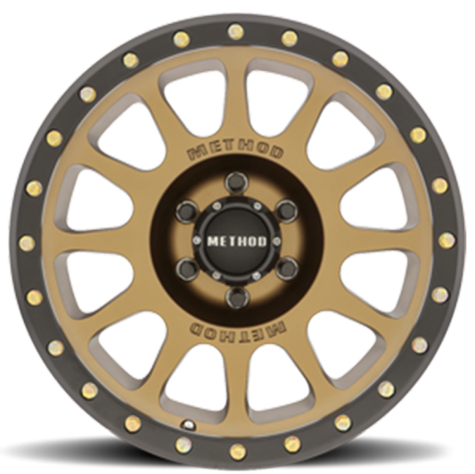 Method MR305 17x8.5 25mm Offset 6x120 83mm Centerbore Method Bronze - Matte Black