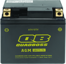 Load image into Gallery viewer, QuadBoss Maintenance-Free AGM Battery QBSZ7S-FA