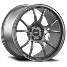 Load image into Gallery viewer, Konig Forged F3S 18X8.5 5X114.3 ET35 Satin Charcoal Knurled Bead