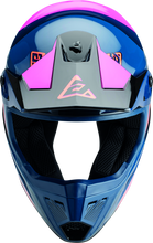 Load image into Gallery viewer, Answer AR1 Vendetta Helmet Dark Blue/Rhodamine/Orange Youth - Small