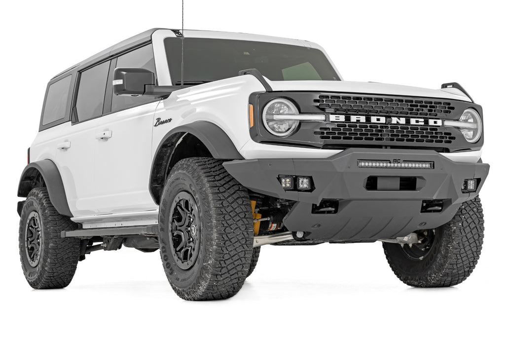 Front Bumper | Modular | Full Wings | DRL | Ford Bronco 4WD (2021-2024)