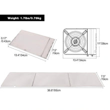 Load image into Gallery viewer, Folding Stainless Steel Stove Windscreen for Outdoor