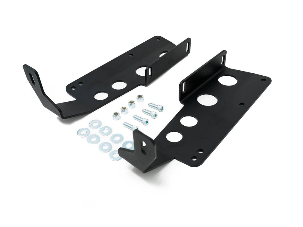 42" Hidden Grille Curved LED Light Bar Brackets Kit For 2014-2021 Toyota Tundra