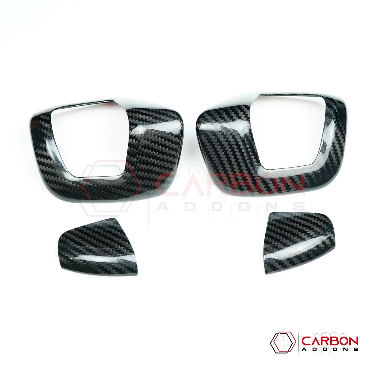 2016–2024 Chevrolet Camaro Real Carbon Fiber Seat Release Lever Trim & Handle Covers