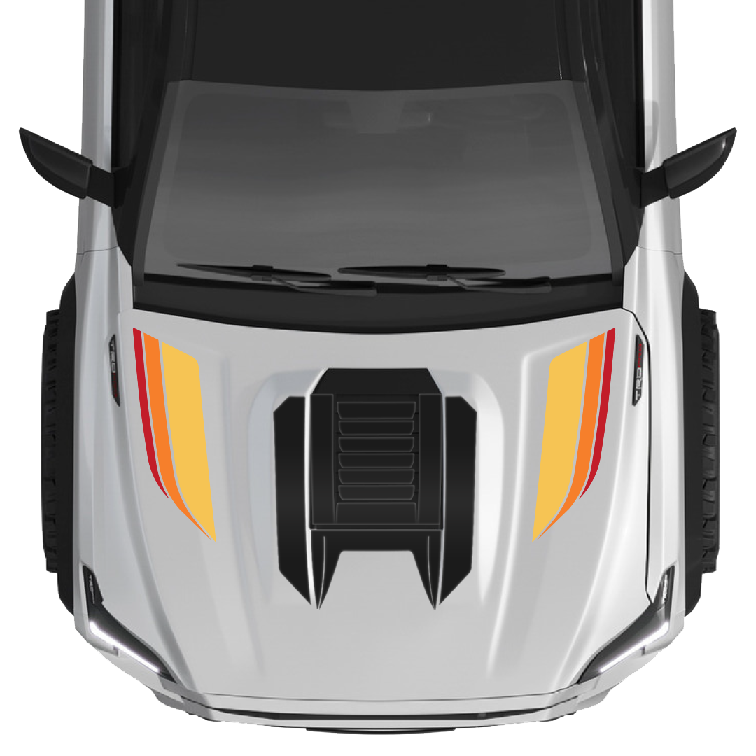 2024+ Tacoma/2025+ 4Runner Havoc Hood Scoop Stamp (W/ Short Fangs)