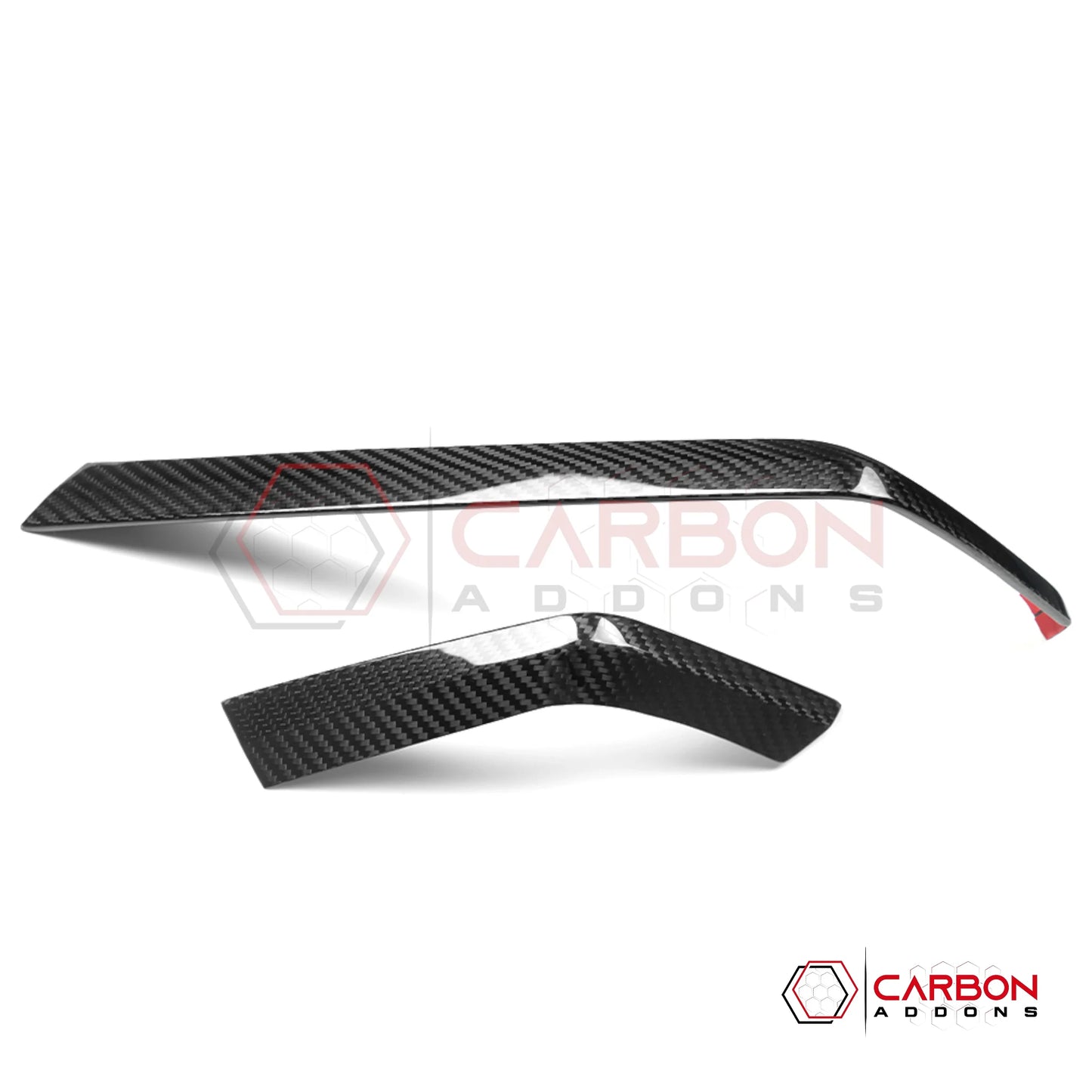 2026+ Corvette C8 Dash Display Screen Upper Trim Real Carbon Fiber Cover