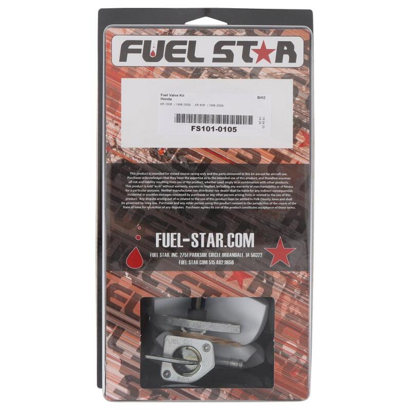 All Balls Racing 98-00 XR 100 R/98-00 XR 80 R Fuel Valve Kit