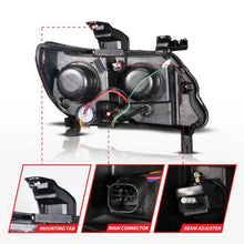 Load image into Gallery viewer, ANZO 15-22 Chevy Colorado Full LED Headlights w/ Initiation (Amber DRL) - Black