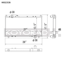 Load image into Gallery viewer, Koyo 91-05 Acura NSX Competition Spec All-Aluminum Radiator