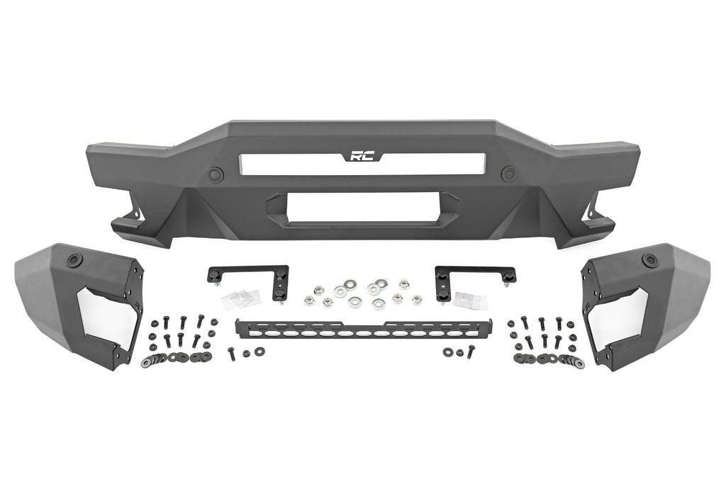 Front Bumper | Modular | Full Wings | DRL | Ford Bronco 4WD (2021-2024)