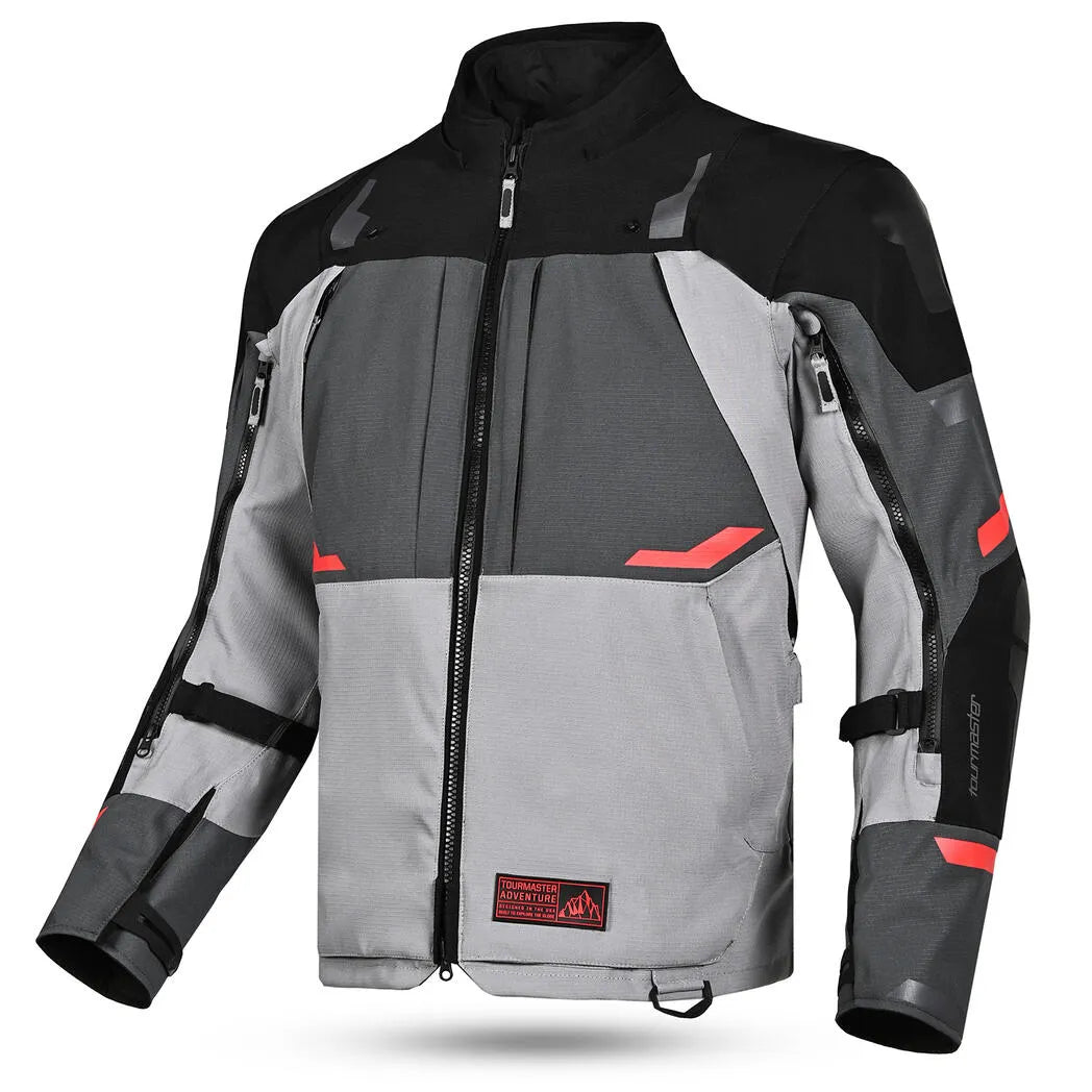 Tourmaster Summit WP Jacket – CE AA Waterproof Adventure Touring Jacket with Mid-Layer