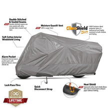 Load image into Gallery viewer, Dowco WeatherAll Plus Motorcycle Cover Gray - Large