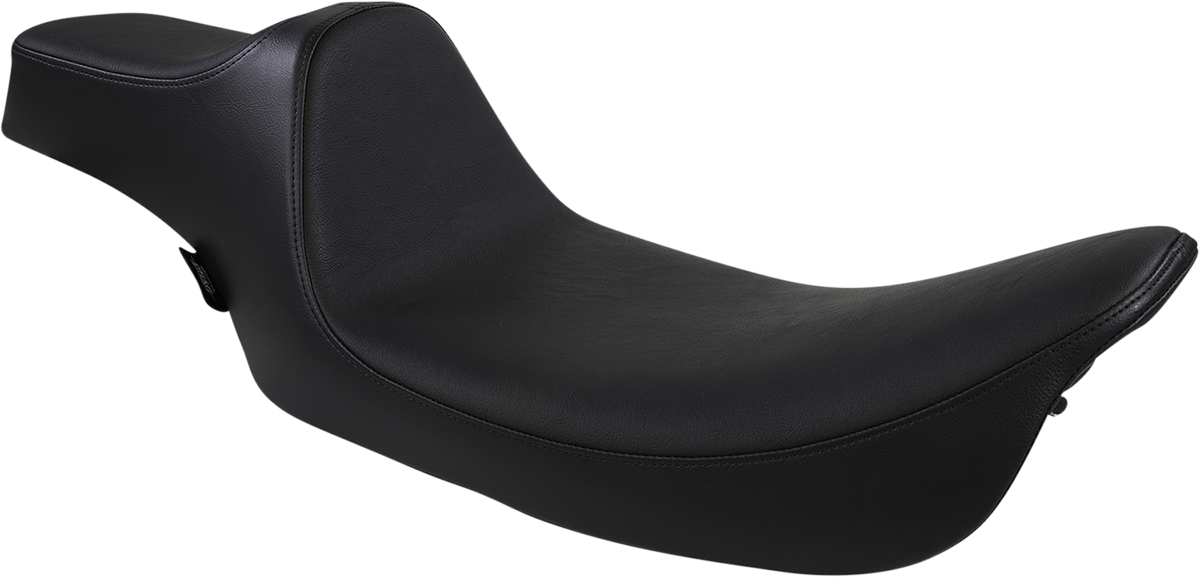 DRAG SPECIALTIES SEATS, Drag Specialties Seats Extended Reach Predator III Seat for Harley FL Models 1999-2007 - Black, Smooth Finish