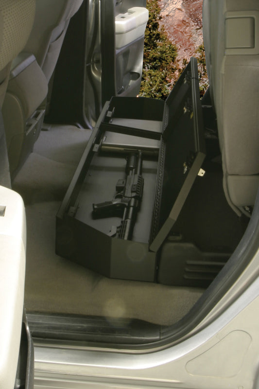 Tuffy 07-21 Toyota Tundra Double Cab Underseat Lockbox W/ Combo Lock