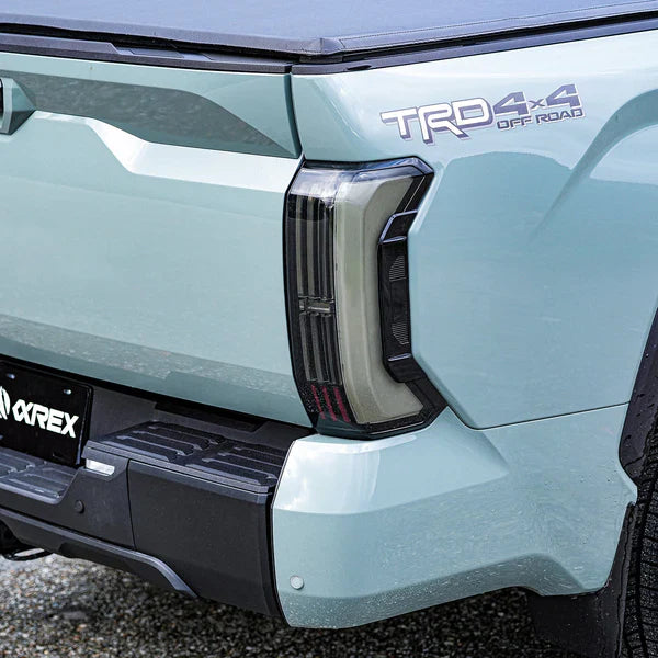 AlphaRex 22-25 Toyota Tundra NOVA-Series Prismatic LED Tail Lights Black Red