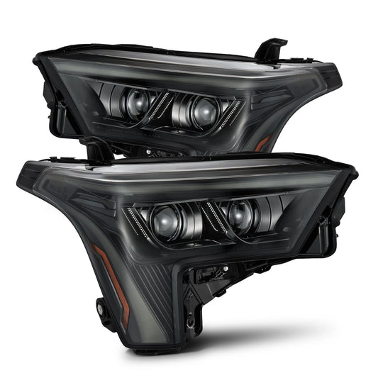 AlphaRex 22-26 Toyota Tundra/Sequoia LUXX-Series LED Projector Headlights Alpha-Black