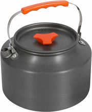 Load image into Gallery viewer, Aluminum Outdoor Camping Kettle with Carrying Bag, 0.8L/0.9L/1.4L/2L