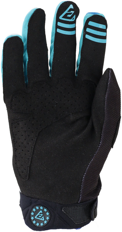 Answer 25 Peak Flo Gloves Black/Blue/White - XS